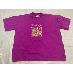 Vintage Thailand Single Stitch Embroidered T-Shirt